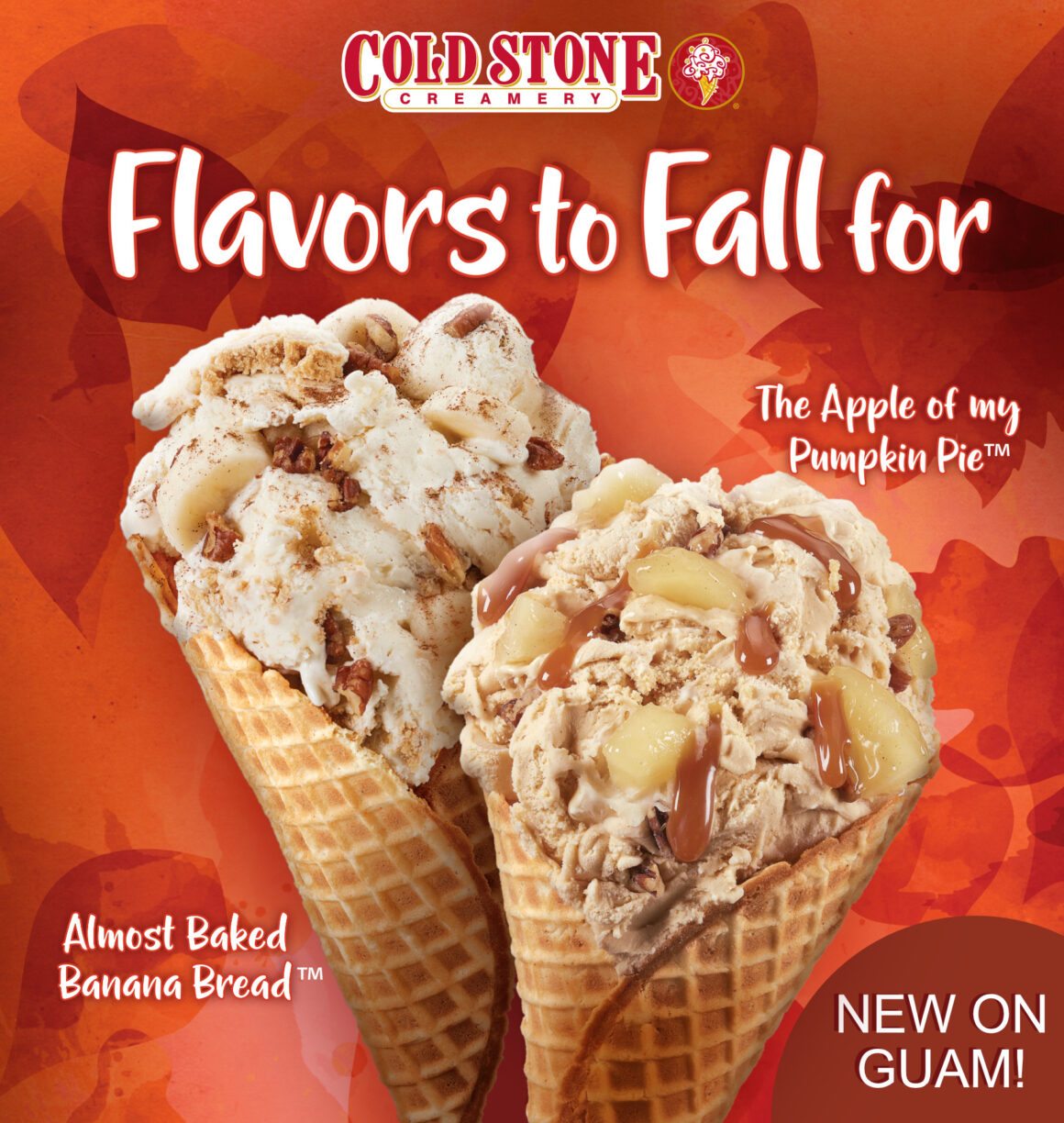 COLD STONE CREAMERY NEW FALL FLAVORS GPO Guam