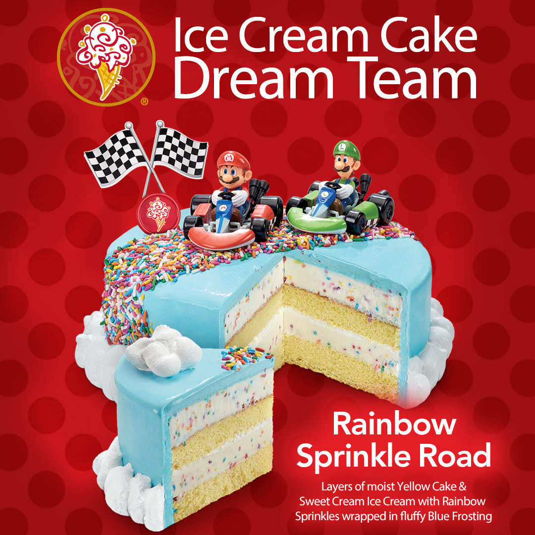 Cold Stone Creamery: Rainbow Sprinkle Road Cake
