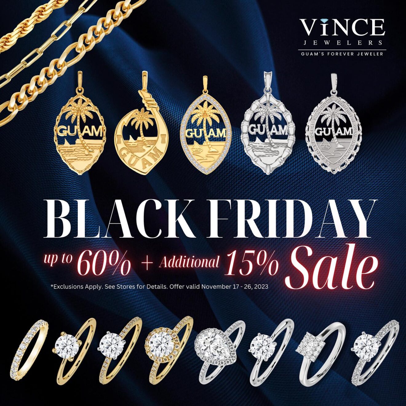 Vince Jewelers Black Friday Sale GPO Guam