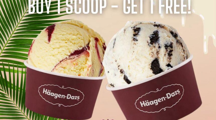 Haagen-Dazs: Buy One Scoop Get One Scoop FREE
