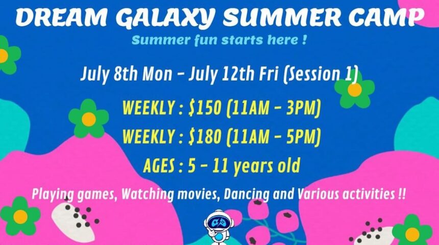 Dream Galaxy Summer Camp: July 8 – July 12