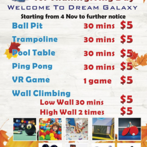 Dream Galaxy Sale: Big Thanksgiving Sale